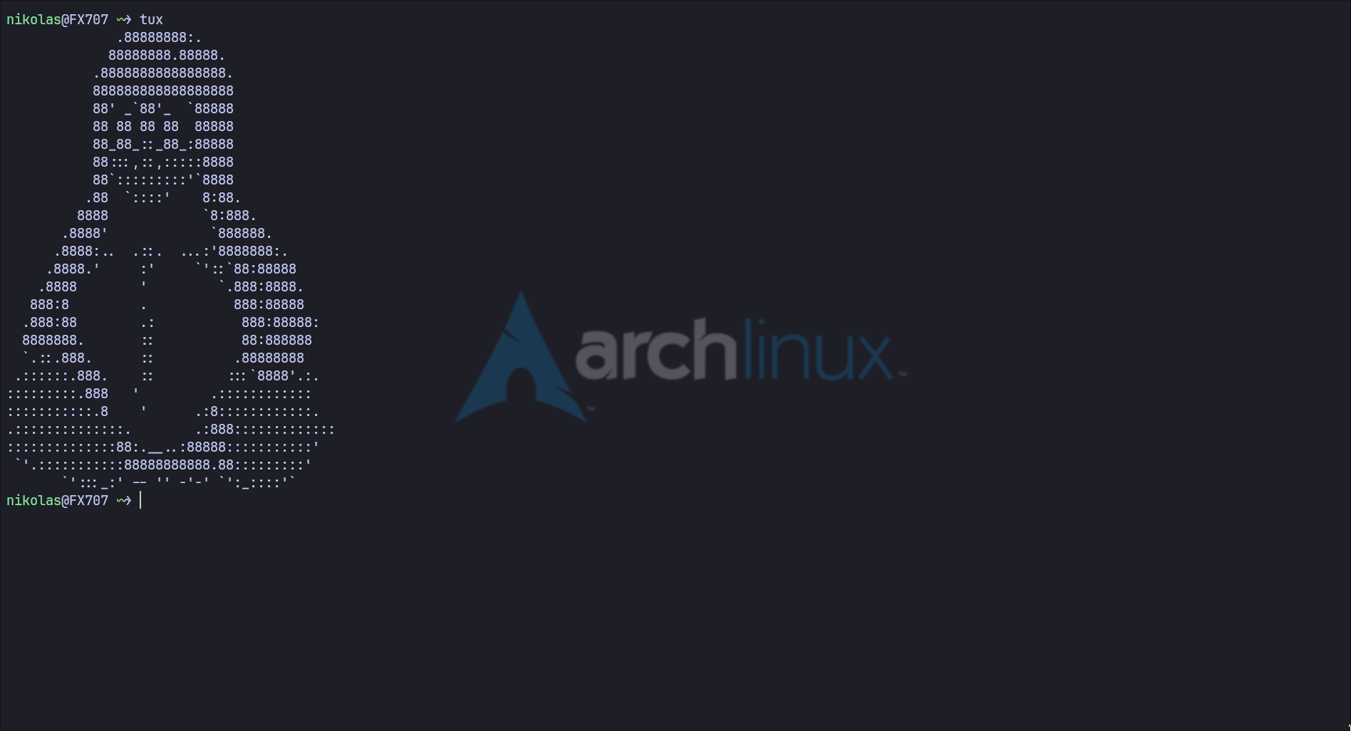 Tux Dashboard